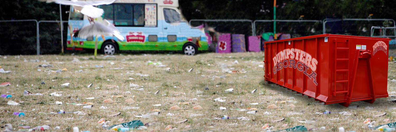 Construction roll-off dumpster rentals