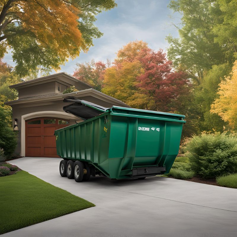Residential roll-off dumpsters